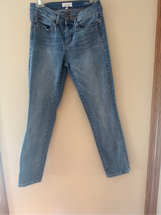 Nicole Miller Denim - Light Blue Women's Slim Straight Jeans